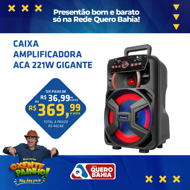 CAIXA AMPLIFICADORA ACA 221W GIGANTE