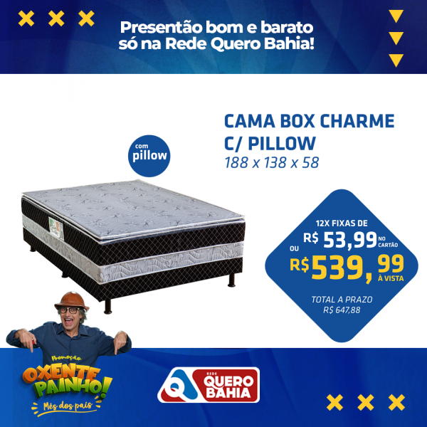 CAMA BOX CHARME C/PILLOW