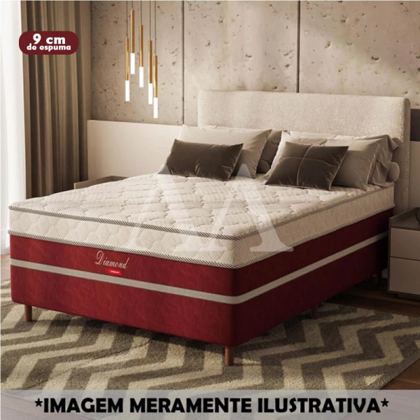 CAMA BOX D28 138X188X52 LIFESPUMA DAIMOND