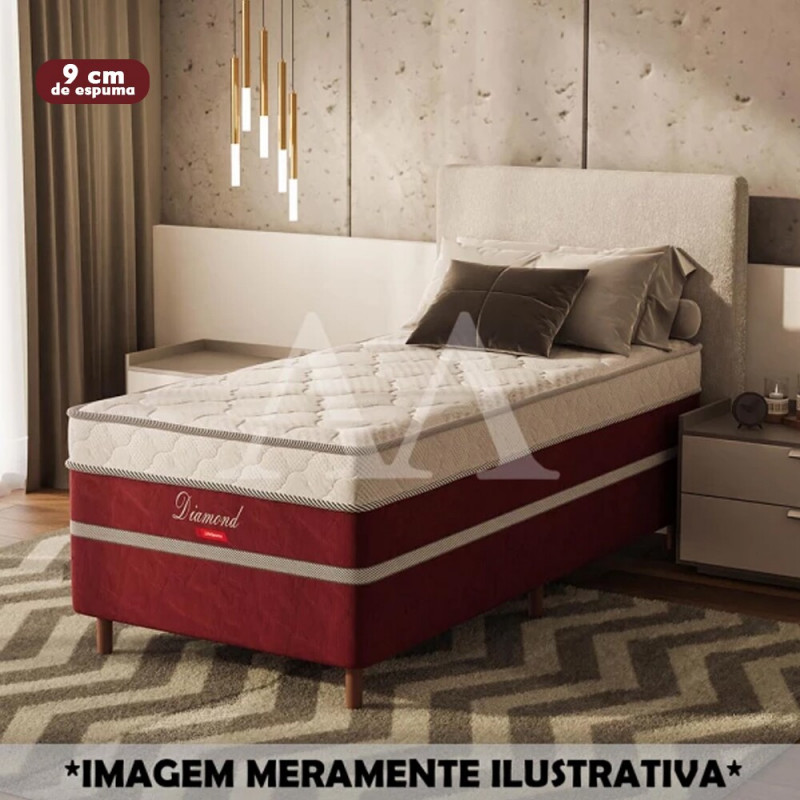 CAMA BOX D28 88X188X52  LIFESPUMA DAIMOND