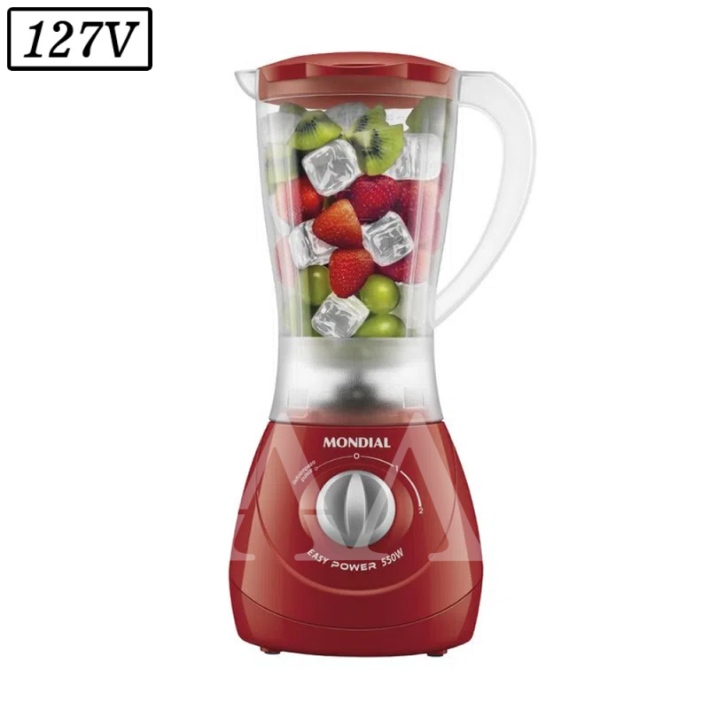 LIQUIDIFICADOR MONDIAL L550R 2VEL  127V VERMELHO