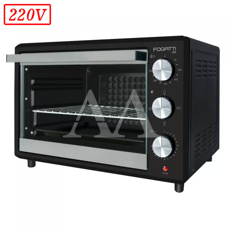 FORNO ELETRICO FOGATTI I40 40L 220V PRETO