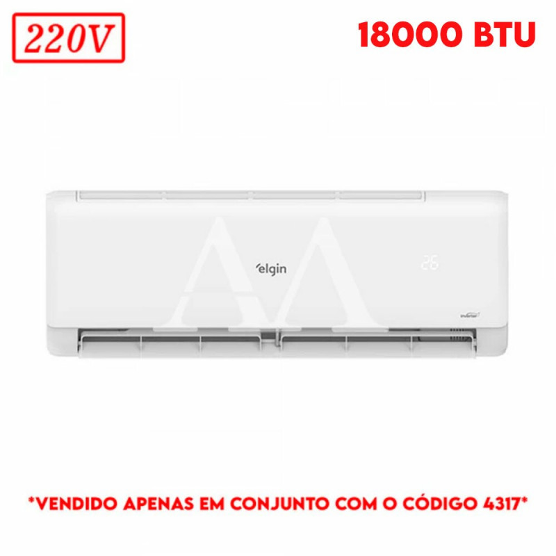 AR CONDICIONADO EVAPORADORA ELGIN SPLIT HIGH WALL ECO INVERTER II C/ WIFI 18000 BTU 220V