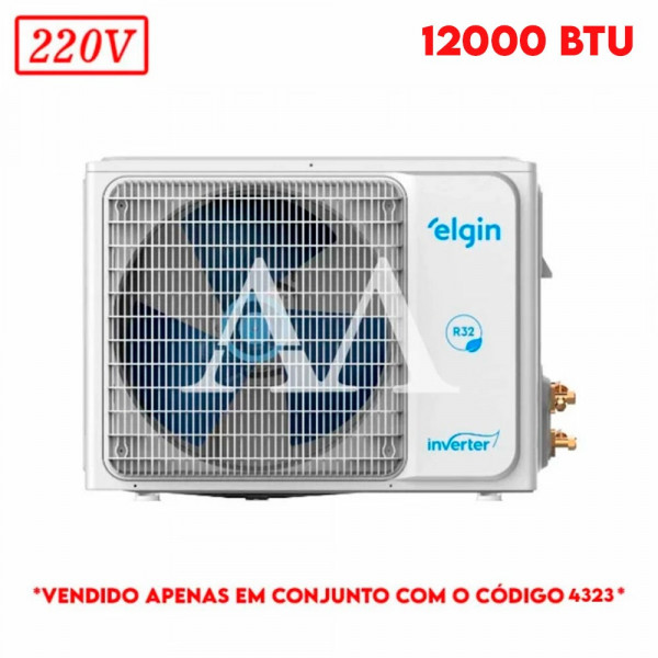 AR CONDICIONADO CONDENSADOR ELGIN SPLIT HIGH WALL ECO INVERTER II C/ WIFI 12000 BTU 220V