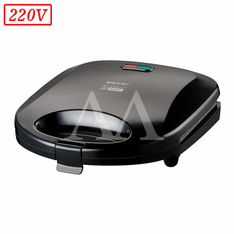 SANDUICHEIRA GRILL MALLORY CLASSIC GRILL 750W 220V PRETA