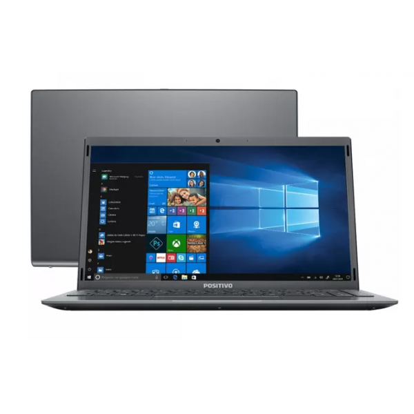 NOTEBOOK POSITIVO MOTION GRAY Q4128C-S INTEL ATOM - 4GB 128GB EMMC 14,1” LED WINDOWS 10