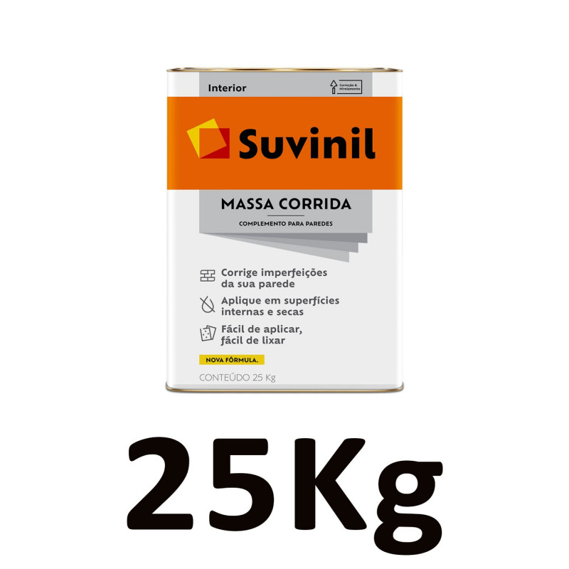 MASSA CORRIDA 25KG SUVINIL